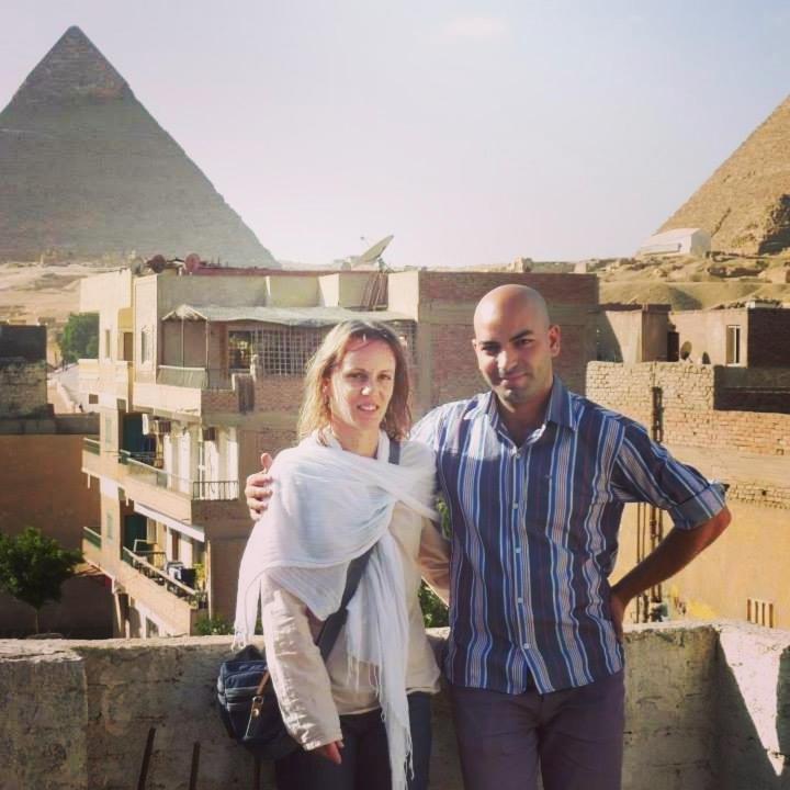 Abo Stait - Pyramid View Homestay Kafret el-Gabal Kültér fotó